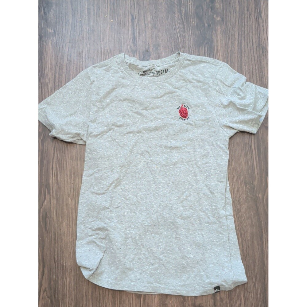 Big Grove Brewery T Shirt Unisex Medium Gray